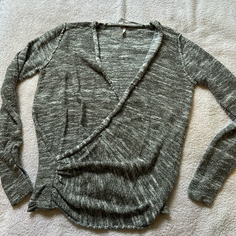 Free People wrap from long sleeve sz s